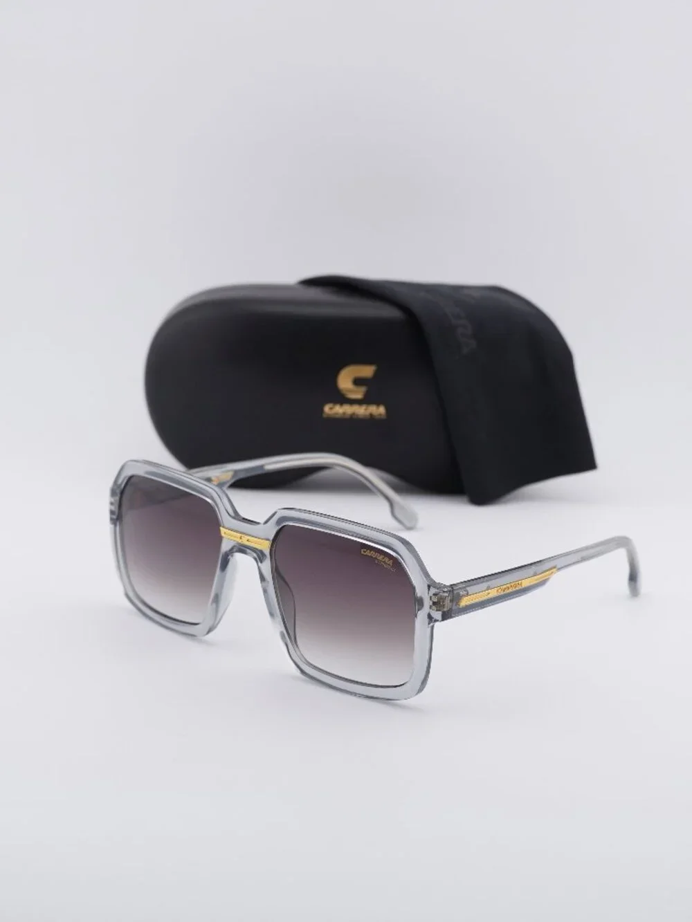 Carrera VICTORY C 08/S 0KB7 9K Square Sunglasses - Grey / Green